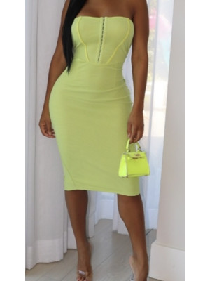 ROCHIE MIDI SHAPE LIME MESH 
