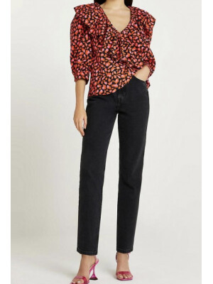 BLUZA PRINT ROȘU 