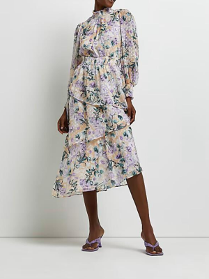 ROCHIE CU IMPRIMEU MULTICOLOR