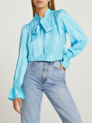 BLUZA CU GAT CRAVATA