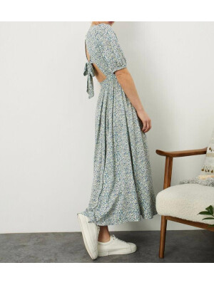 ROCHIE CU IMPRIMEU ȘI DETALIU LA SPATE