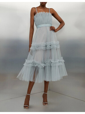 ROCHIE MIDI CU BANDĂ DIN TUL