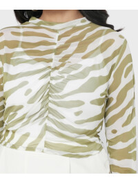 BLUZA TRANSPARENTA PLUS