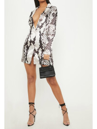 ROCHIE CU IMPRIMEU ȘARPE 