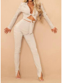 SALOPETĂ LUNGĂ  DECUPATĂ 