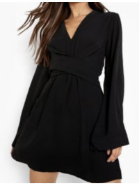 Rochie mini evazata Boohoo