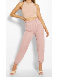 Pantaloni sport roz Boohoo