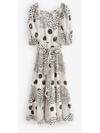 ROCHIE MIDI CU DECOLTEU PĂTRAT 