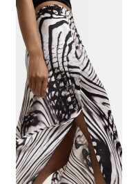FUSTA MIDI CU IMPRIMEU ZEBRA