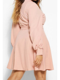 Rochie plus corai Boohoo