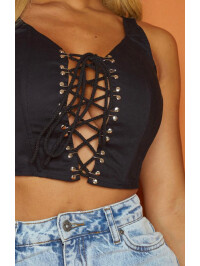 CORSET STRUCTURAT NEGRU