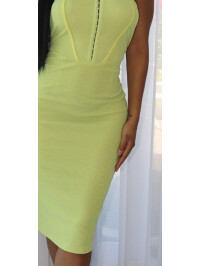 ROCHIE MIDI SHAPE LIME MESH 