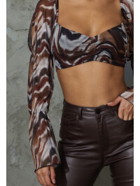 TOP CROP MARO ABSTRACT 