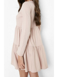 Rochie smock cu maneca lunga Boohoo