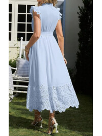 ROCHIE CU DANTELA BLUE