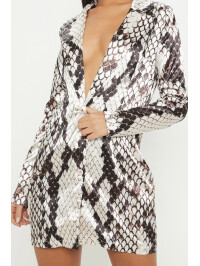 ROCHIE CU IMPRIMEU ȘARPE 