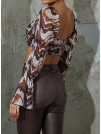 TOP CROP MARO ABSTRACT 