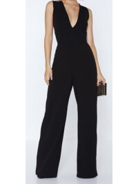 Salopetă cu decolteu în V 