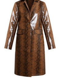 TRENCH MARO CU IMPRIMEU SARPE