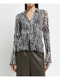 CĂMAȘĂ TRANSPARENTA CU PRINT 