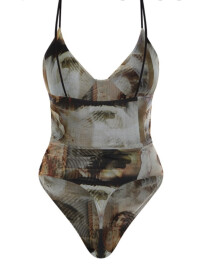 BODY NUDE MESH ABSTRACT 