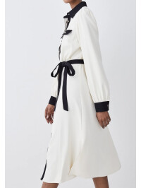 ROCHIE TIP CAMASA CU CONTRAST NEGRU