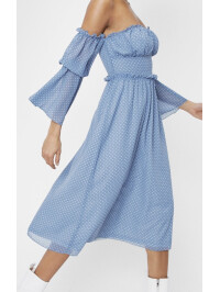 Rochie lejera cu buline 