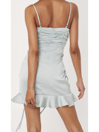 Rochie mini cu volan  Nasty Gal 