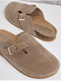 Saboți de damă cu vârf rotund