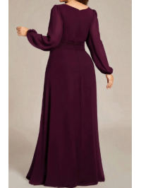 Rochie de domnișoară de onoare elegantă și romantică