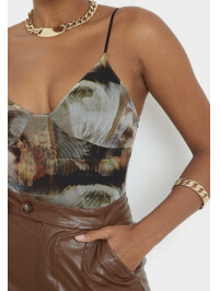 BODY NUDE MESH ABSTRACT 