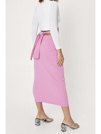 FUSTA MIDI ROZ NASTY GAL XS