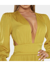 ROCHIE MAXI CU MÂNECI BUFANTE