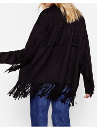 Cămașă cu franjuri Nasty Gal 