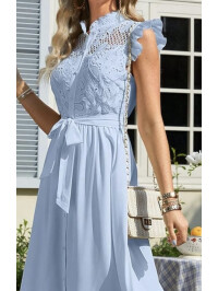 ROCHIE CU DANTELA BLUE