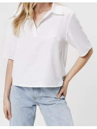 Tricou cu guler in v Nasty Gal 