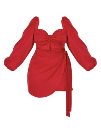 PLUS ROCHIE ROȘIE DECUPĂTĂ