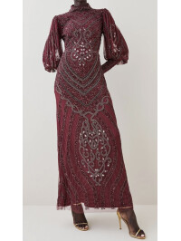 ROCHIE LUNGA CU MANECI BALON 