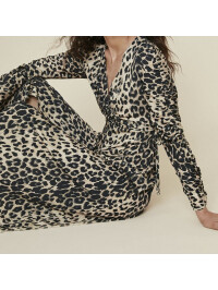 Rochie midi cu mâneci rulate Oasis 