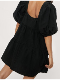 Rochie mini cu mâneci bufante, Nasty Gal