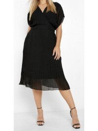 ROCHIE MIDI PLISATĂ DE OCAZIE PLUS        