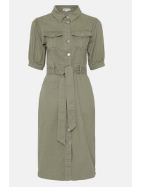 Rochie denim cu centură utilitar Warehouse