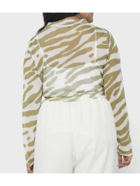 BLUZA TRANSPARENTA PLUS