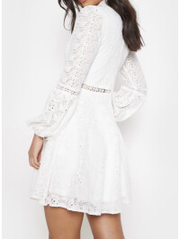 ROCHIE DIN DANTELĂ ALBA 