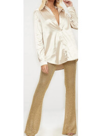 CĂMAȘĂ SATIN CREM