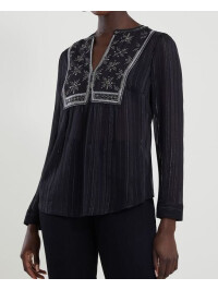 Bluză cu bretele brodate Haley