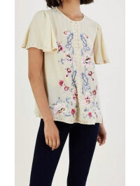 Top Toby brodat-Crem-XL