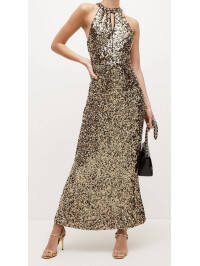 ROCHIE  LUNGA CU PAIETE