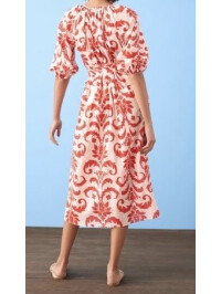 Rochie camasa midi, 100% bumbac