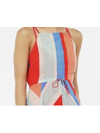 Rochia maxi de plajă Monsoon Suki Stripe-Multicolor-M